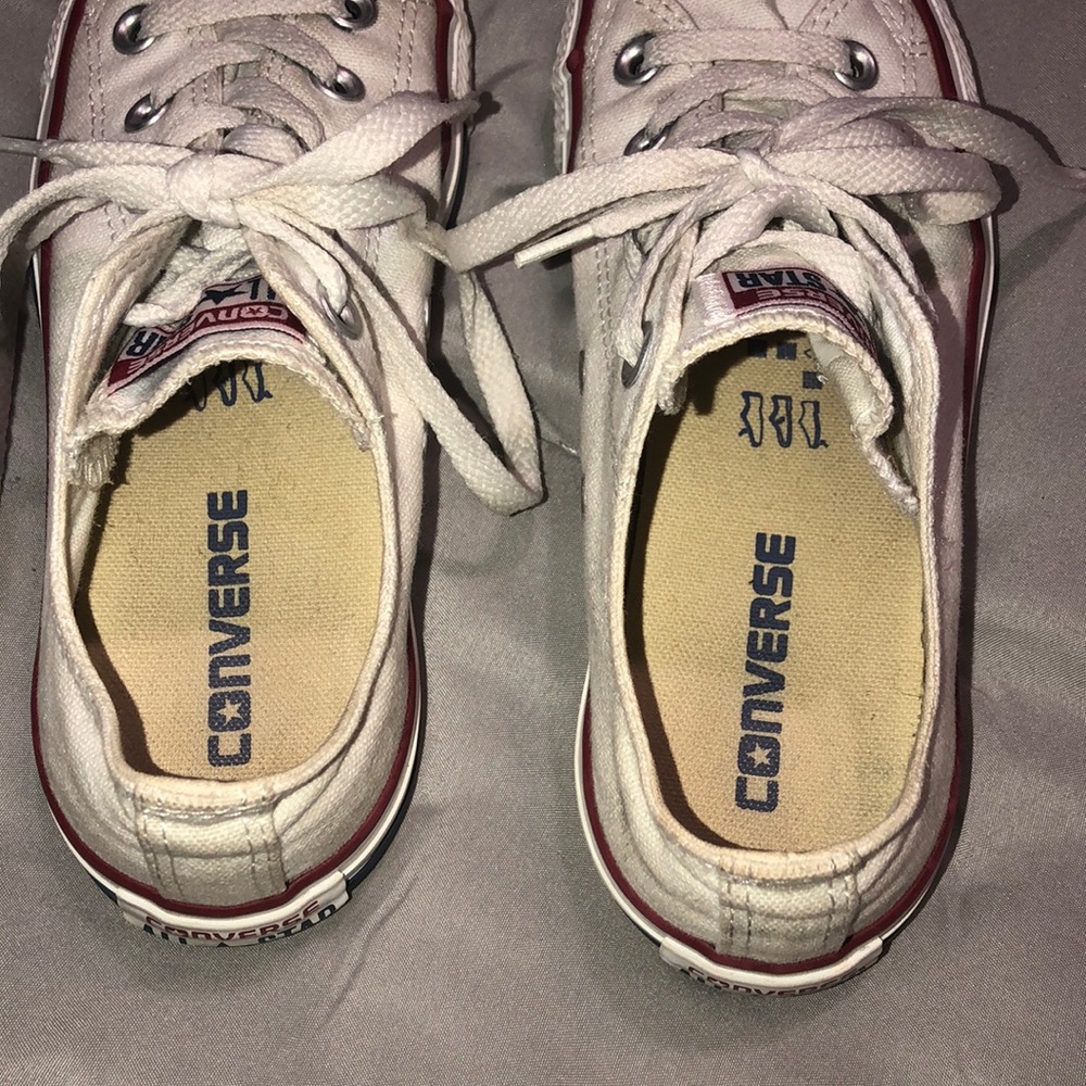 White ALL⭐️STAR Converse - Picture 4 of 5